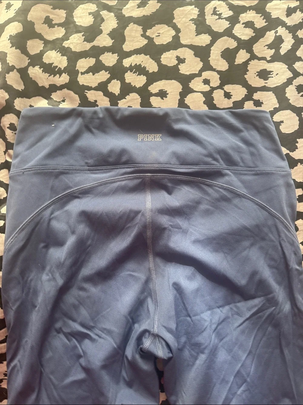 PINK Victoria's Secret Navy Blue High-Waist Leggings